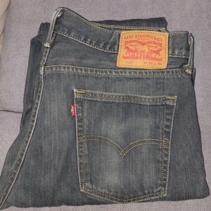 Levi's Slim Straight 514 Dark Blue Jeans 36x36